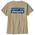 Tričko krátky rukáv Patagonia P-6 Logo Responsibili-Tee Women Pumice