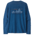 Triko dlouhý rukáv Patagonia L/S Cap Cool Daily Graphic Shirt Men 73 Skyline: Clement Blue X-Dye