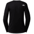 Triko dlouhý rukáv The North Face SHADOW LONG SLEEVE T-SHIRT Women TNF BLACK