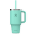 32 OZ TRAVEL TUMBLER CLEAR LID Mermain Green