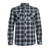 Lodge LS Flannel Shirt Men Gritstone HTHR/Black/Plaid