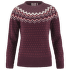 Övik Knit Sweater Women Dark Garnet