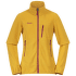 Mikina Bergans Runde Youth Girl Jacket Light Golden Yellow/Fandango Purple