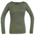 Triko dlouhý rukáv Direct Alpine Furry Long Lady khaki (hillside)