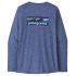 Tričko dlhý rukáv Patagonia Cap Cool Daily Graphic Shirt Waters Long Sleeve Women Boardshort Logo: Current Blue X-Dye