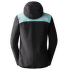 Bunda The North Face DAWN TURN HYBRID VENTRIX MIDLAYER Women ASPHALT GREY/POWDERTEAL