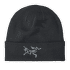 Embroidered Bird Toque Black