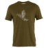 Merino 150 Tech Lite SS Tee Skiing Yeti Men ALGAE