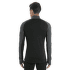 Tričko dlhý rukáv Icebreaker Merino 200 ZoneKnit™ LS Half Zip Men JET HTHR/BLK/METRO H/CB