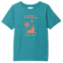 Tech Trail™ Short Sleeve Graphic Shirt River Blue Heather, Explore Outdoors 364