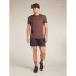 Triko krátký rukáv Icebreaker Merino 150 Tech Lite SS Tee Single Line Camp Men CAROB