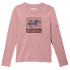 Hazeldel Hill™ Long Sleeve Graphic Tee Girls Eraser Pink, Barely Printed 659