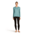 Triko dlouhý rukáv Icebreaker Merino 200 Oasis LS Crewe Rainer Ridge Women SUMMIT