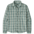 Košeľa dlhý rukáv Patagonia Long-Sleeved Cotton in Conversion Lightweight Men Marine Layer: Blue Sage