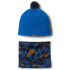 Čepice Columbia Youth Snow More™ Hat And Gaiter Set Bright Indigo Critter Camo 432
