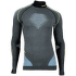 Triko dlouhý rukáv UYN Evolutyon UW Shirt Turtle Neck Men Anthracite melange/Blue/Yellow Shiny