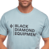 Triko krátký rukáv Black Diamond Stacked Logo Tee Men Blue Ash