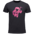 Tričko krátky rukáv Black Diamond Spaceshot Tee SS Men Black-Ultra Pink