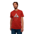 Triko krátký rukáv Black Diamond Mountain Logo SS Tee Men Red Rock