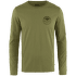 Forever Nature Badge LS T-Shirt Men Caper Green