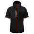 Aenergy IN Hybrid Hooded Vest Men black-vibrant orange