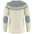 Sveter Fjällräven Övik Knit Sweater Women Chalk White-Flint Grey