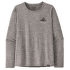 Cap Cool Daily Graphic Shirt Lands Long Sleeve Women Chouinard Crest: Feather Grey