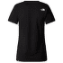 Triko krátký rukáv The North Face EASY TEE S/S Women TNF BLACK