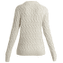 Sveter Icebreaker Merino Cable Knit Crewe Sweater Women UNDYED