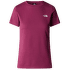 S/S SIMPLE DOME SLIM TEE Women 6EO CYBER BERRY