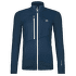 FLEECE GRID JACKET WOMEN 54201 deep ocean