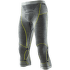 Legíny 3/4 X-Bionic Apani Merino By X-Bionic UW Pants Men Black/Grey/Yellow