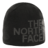 Čiapka The North Face Reversible TNF Banner Beanie TNFBLCK/ASPHALTGREYLOGOXL