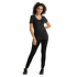 Tričko krátky rukáv Icebreaker Tech Lite II SS Scoop Forest Shadows Women BLACK/AOP