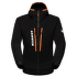 Aenergy SO Hybrid Hooded Jacket Men black-vibrant orange