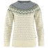 Övik Knit Sweater Women Chalk White-Flint Grey