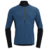 Tričko dlhý rukáv Devold Running Cover Zip Neck Men 422B FLOOD/ARROWWOOD/INK