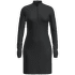 Merino 260 Granary LS Half Zip Tee Dress Women Black