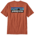 Tričko krátky rukáv Patagonia P-6 Logo Responsibili Tee Men Redtail Rust