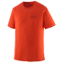 Capilene® Cool Merino Graphic Shirt Men Fitz Roy Strata: Pollinator Orange