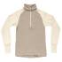Expedition Merino Silk Zip Women 000B  OFFWHITE/STONE