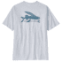 Tričko krátky rukáv Patagonia Flying Fish Responsibili-Tee Men White