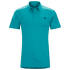 Triko polo Arcteryx Captive Polo SS Men Blue Tetra