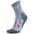 Ponožky UYN Trekking Approach Merino Mid Socks Women Light Grey/Pink