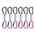 Workhorse Keylock 12 cm 6-Pack Quickdraws grey-pink