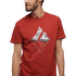 Triko krátký rukáv Black Diamond Mountain Logo SS Tee Men Red Rock