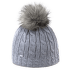 Knitted beanie A121 109 grey