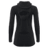 Mikina Aclima WarmWool hoodsweater V2 Women Jet Black