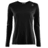 LightWool Sports Shirt Women Jet Black
