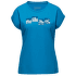 Mountain T-Shirt Day and Night Women glacier blue